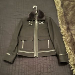 The kooples wool and leather jacket